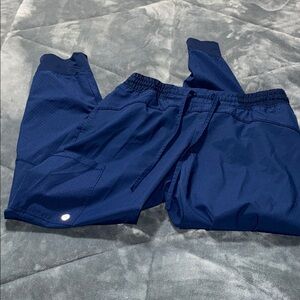 Girls' Athletic Jogger Scrub Pants in Navy
